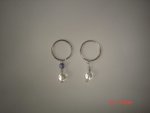 Clear Quartz Assorted Keyring B194