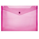 - Carry Folder A4 Pvc Pink With Stud - Pack Of 12