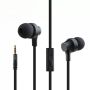 3.5MM Jack Wired In-ear Headphones Metal Texture For Sports