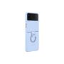Samsung Galaxy Z FLIP4 Silicone Cover With Ring - Blue