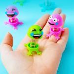 24PCS MINI Assembled Spring Man With Cartoon Expressions: Creative Desktop Educational Toy For Kids Perfect Party Favors Treasur