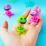 24Pcs Mini Assembled Spring Man With Cartoon Expressions: Creative Desktop Educational Toy For Kids Perfect Party Favors Treasure Prizes Class Rewards Or Pinata Fillers (Random)