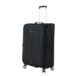 Paklite Featherweight Large Suitcase Lightweight 100L Expandable Black