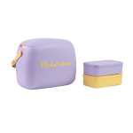 Polarbox Retro Cooler Box 6L Bubblegum Pink Includes 2 Lunch Boxes