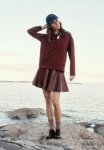 Loose-fit Polo Shirt - Burgundy