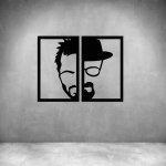 2 Piece Breaking Bad - Grey L 1000 X H 760MM