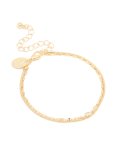 Goldair Gold Plated Cubic Zirconia & Chain Layered Bracelet