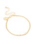 Goldair Gold Plated Cubic Zirconia & Bar Layered Bracelet