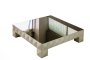 The Aristocrat Gold Mirror-top Coffee Table