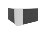 Salon Reception Counter - L-shape