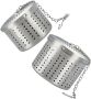 2PIECES Stainless Steel Infuser Set Fine Mesh Covered Tea Strainers
