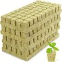 100/200/300 Hole Natural Cotton Plant Soilless Cultivation Square Plant Germination Cultivation Agricultural Plant Germination Device Cube Planting Grow Pots Gardening Plant Growing Pots Breathable