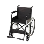 Wheelchair Basic 46CM Fixed Arm And Foot Rest Powder Coated Black FS875