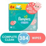 Pampers Complete Clean 6 Packs X 64 Wipes