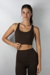 Asana X Crop - Large Latte