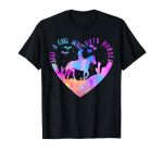 Just A Girl Who Loves Horses Girls Horse Horseback Riding T-Shirt