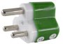 Mains Protect 16A Std Plug LED - Green