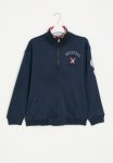 Zip Thru Fleece - Navy