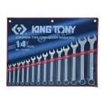 King Tony Combination Spanner Set 5 16" – 1 1 4" 14 Piece