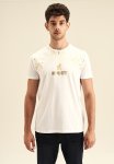 Polo Ps Foil Front Ss Tee - White