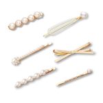 6 Pack Artificial Pearl Bobby Pins Hair Accessories For Wedding Bridal