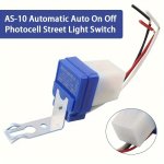 1PC AS-10 Automatic Auto On Off Photocell Street Light Switch 12V 24V 110V 220V 10A AS10 Photo Control Photoswitch Sensor Switch
