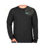 Ladies Cotton lycra Long Sleeve T-Shirt - Grey M
