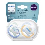 Avent Soother Air 0-6 Months Boy Mama 2 Pack