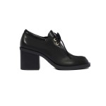 Block Heel Loafer -black