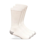 ' Carolina Big Crew Seamless Boot Socks - White