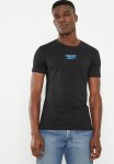 Calvin Klein Transparent Stripe Logo Tee - Ck Black