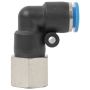 Aircraft - Pu Hose Fitting Elbow 8MM-1/4 F - 12 Pack