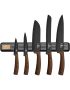 Wood Collection Non-stick Knife 6-PIECE Set With Magnetic Hanger