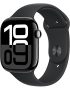 Apple Watch Series 10 Gps 46MM Smartwatch With Jet Black Aluminium Case With Black Sport Band M/l . Fitness Tracker Ecg App Always-on Retina Display