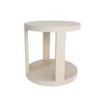 Bora Bora Metal Side Table Pebble Ferrograin