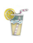FLC182 - Juice Floating Locket Charm