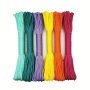 7-Core Cord Rope: 4mm Diameter 5 Meters Long - Perfect For Outdoor Mountaineering Braided Bracelet Making & Survival