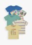 Stay Fun Cotton T-shirts 5 Pack