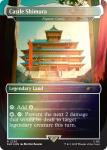 Castle Shimura - Eiganjo Castle Rainbow Foil Secret Lair Drop Series - Damaged Foil