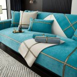 1PC Light Luxury Style Sofa Cover Pet Favorite Sofa Slipcover Four Seasons Universal Anti-slip Chenille Couch Cover Furniture Pr