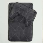 Two Piece Venice Memory Foam Mat - Dark Grey