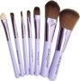 Makeup Brush Set Purple 7 Piece