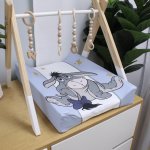 Changing Mat Cover Eeyore Blue Oldie