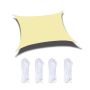 Rectangular Shade Sail 3X6M Waterproof Awning Uv Protection With Rope