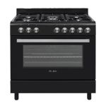 ELBA 90CM Gas electric Freestanding Stove Black 04 96CL827B
