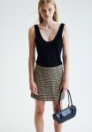 MINI Skirt - Beige & Checked