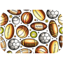 Sport Balls Printed Mouse Pad