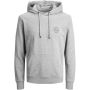 Mens Jack And Jones Gordon Shark Hoodie - Light Grey Parallel Import