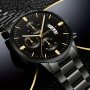 Fashion Mens Watch Casual Calendar Quartz Stainless Steel Wristwatch