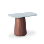 Baas Side Table - Walnut With Fynbos Top